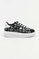 Кожаные кроссовки Karl Lagerfeld KAPRI платформа чёрный KL62512T.001