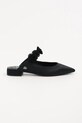 Балетки Karl Lagerfeld KERRIE відкрита п'ятка чорний KL40154.S0X