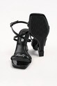 Karl Lagerfeld sandale de piele WAVERLY KL34612.1BP negru