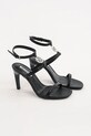 Kožené sandále Karl Lagerfeld BELVIA KL32914.000 čierna SS25
