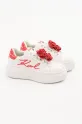 Karl Lagerfeld sneakers din piele KREEPER LO KL42310F.01D alb SS25