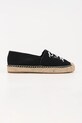 Espadrilky Karl Lagerfeld KAMINI DUO textilný čierna KL81125.900