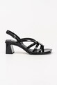 Karl Lagerfeld sandale de piele BEKKI gros negru KL32625.000