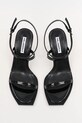 Kožené sandály Karl Lagerfeld KARL NFT HEEL černá KL39115.000