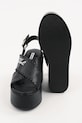 Karl Lagerfeld sandale de piele WENDY KL33372.000 negru