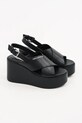 Karl Lagerfeld bőr szandál WENDY KL33325.000 fekete SS25
