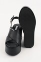 Karl Lagerfeld bőr szandál WENDY KL33325.000 fekete