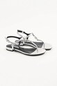 Karl Lagerfeld sandale de piele ALISSO KL82515.0SL argintiu SS25