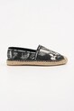Karl Lagerfeld espadrile KAMINI textil negru KL80125A.900