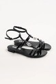 Karl Lagerfeld sandale de piele ALISSO KL82525.000 negru SS25