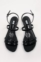 Karl Lagerfeld sandale de piele ALISSO negru KL82525.000