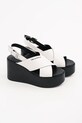 Karl Lagerfeld pantofi cu toc WENDY KL33325.010 alb SS25