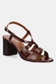 Jonak sandale de piele DELONA gros maro 3600179