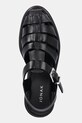 Jonak sandale de piele ABRAHAM negru 3600019