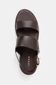 Jonak sandale de piele PEINTURE maro 1000038