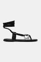 Kožené sandály Alohas Morosia S100785.01 černá SS25
