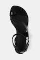 Δερμάτινα πέδιλα Alohas Miquela μαύρο S100792.01