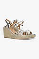 Mexx espadrile NOEMI PAKINA MI001600751W argintiu SS25