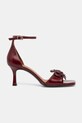 Billi Bi sandały skórzane A8172.Rubino bordowy SS25