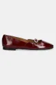 Usnjene balerinke Billi Bi A8313.Rubino bordo SS25