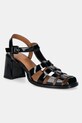 Billi Bi sandały skórzane 5-8 cm czarny A8343.Black