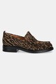 Usnjeni mokasini Billi Bi A8446.Leopardo rjava SS25