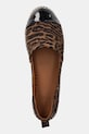 Billi Bi espadrile din piele întoarsă maro A6700.Leopardo