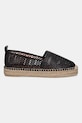Billi Bi espadrile de piele A8602.Black negru SS25