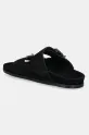 Obuwie Billi Bi klapki zamszowe A8621.Black czarny