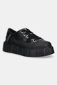 Inuikii tenisi de piele Leather Matilda Low platformă negru 1001.001.0022.000