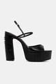 Naked Wolfe bőr szandál Fire Fire.Black.Leather fekete SS25