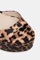 Naked Wolfe sandale Fire maro Fire.Satin.Leopard