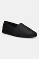 Calvin Klein espadryle FLAT ESPADRILLE - JACQ tekstylny czarny HW0HW02467