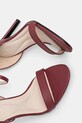 Calvin Klein sandale HEEL SANDAL 90 - LTH burgundia HW0HW02337