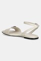 Взуття Шкіряні сандалі Calvin Klein FLAT SANDAL W/CK HW - LTH HW0HW02367 бежевий
