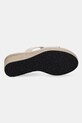 Calvin Klein slapi de piele WEDGE SANDAL 50 - HE HW0HW02375 bej