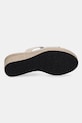 Kožené šľapky Calvin Klein WEDGE SANDAL 50 - HE HW0HW02375 béžová