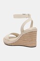 Boty Kožené sandály Calvin Klein WEDGE SANDAL 70 - HE HW0HW02376 béžová
