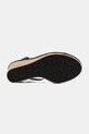 Kožené sandále Calvin Klein WEDGE SANDAL 70 - HE HW0HW02376 čierna