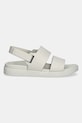 Кожаные сандалии Calvin Klein FLAT ADJ SANDAL EYELET HW0HW02488 бежевый SS25