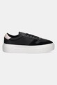 Кожаные кроссовки Calvin Klein FF CUPSOLE LACE UP - LTH MIX HW0HW02409 чёрный SS25