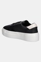 Обувь Кожаные кроссовки Calvin Klein FF CUPSOLE LACE UP - LTH MIX HW0HW02409 чёрный