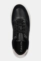 Кожаные кроссовки Calvin Klein FF CUPSOLE LACE UP - LTH MIX чёрный HW0HW02409