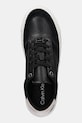 Calvin Klein sneakersy skórzane FF CUPSOLE LACE UP - LTH MIX czarny HW0HW02409