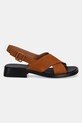 Босоножки из нубука Camper Dana K201600.005 коричневый SS25
