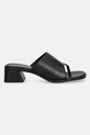 Camper șlapi de piele Kora Sandal K201738.001 negru SS25