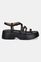 Camper sandale de piele Tasha K201713.001 negru SS25
