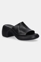 Camper slapi de piele Thelma Sandal gros negru K201722.001