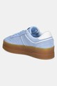 Obuwie Tommy Jeans sneakersy zamszowe THE GREENWICH FLATFORM SUEDE EN0EN02734 niebieski