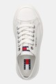 Tenisky Tommy Jeans FOXING FLATFORM LC bílá EN0EN02736